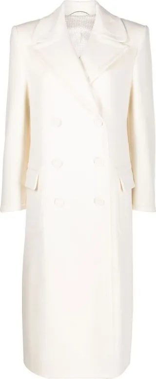 ERMANNO SCERVINO- Double-breasted Wool Coat