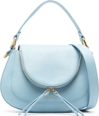 Leather Logo-Detail Shoulder Bag