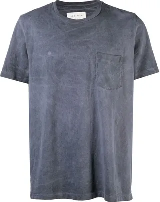 Blue Classic Pocket Cotton T-Shirt