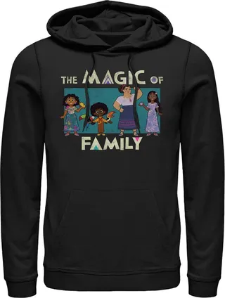 Men's Encanto The Magic of Family Pull Over Hoodie - Black - Medium