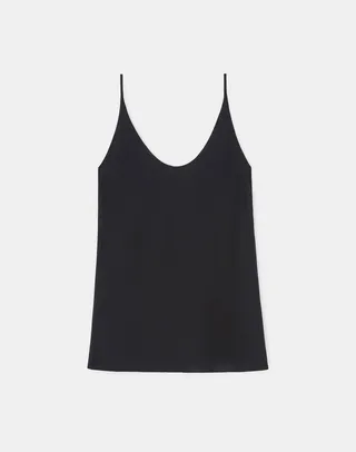 Organic Silk Georgette Scoop Neck Camisole