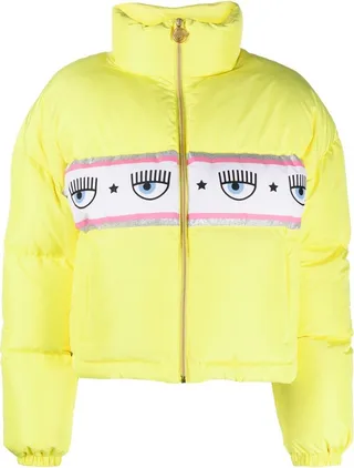 Logo-Print Puffer Jacket