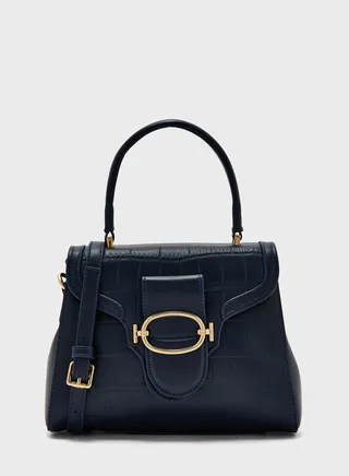 Croc Satchel Handbag