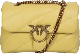 Love Classic Puff Logo Plaque Crossbody Bag