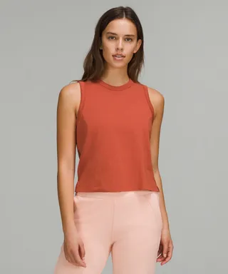 Classic-Fit Cotton-Blend Tank Top