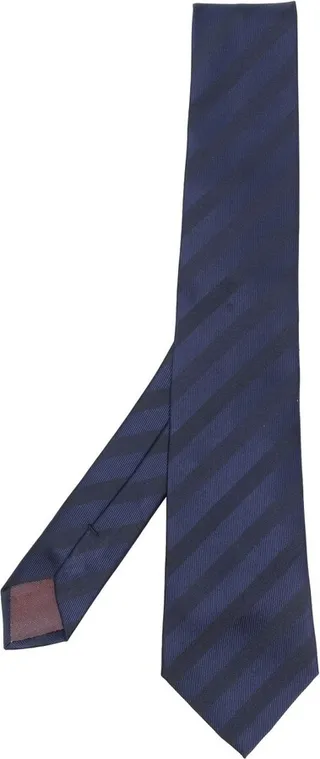Diagonal Stripes Silk Tie
