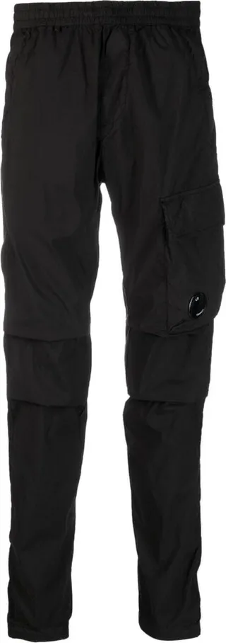 Logo Plaque Tapered Trousers
