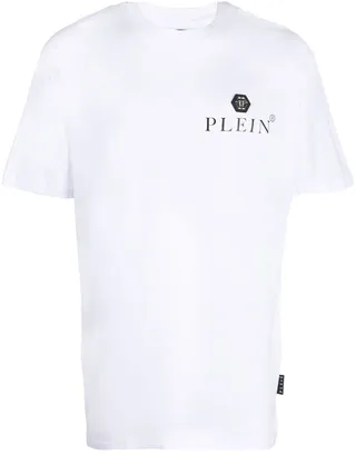 Hexagon logo-print T-shirt