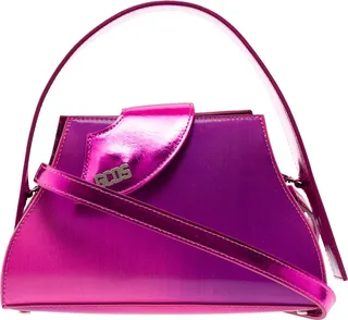 Pink Comma Ombrè Effect Bag In Polyurethane Woman