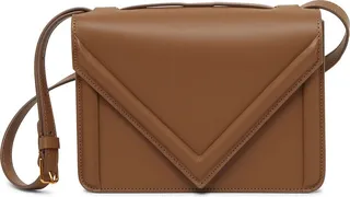 M Frame Leather Shoulder Bag