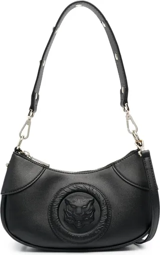 Embossed-Logo Shoulder Bag