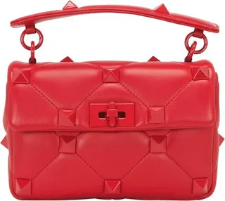 Medium Roman Stud The Shoulder bag in nappa