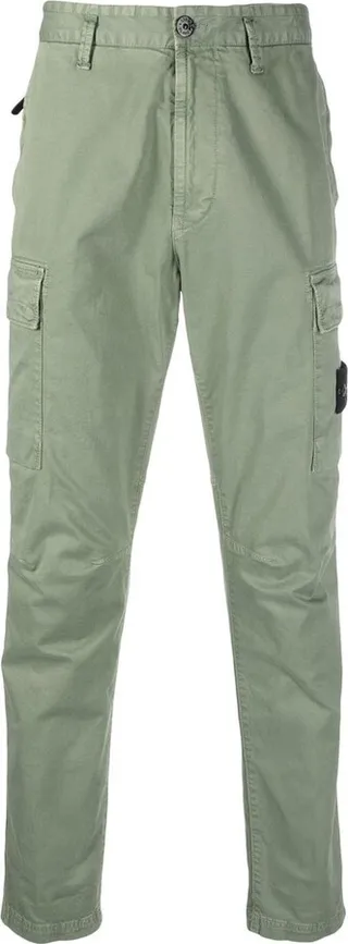 Skinny-Cut Cargo Trousers