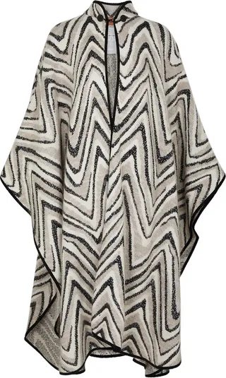 Missoni Mantella Zigzag Wool-blend Cape