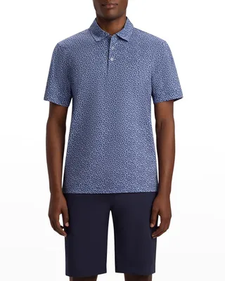 Men's Victor Ooohcotton Tech Polo Shirt - Abstract