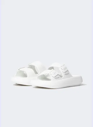 High Sole Double Band Slippers