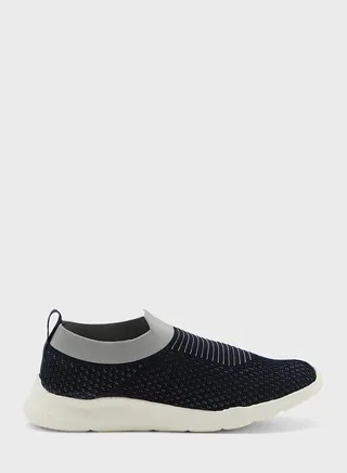 Colourblock Knit Pull On Comfort Shoe