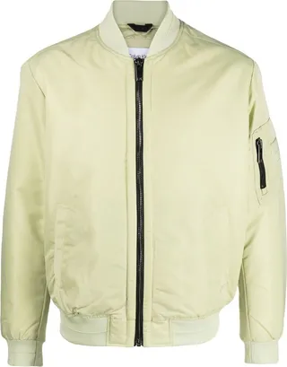 Logo-Patch Bomber Jacket