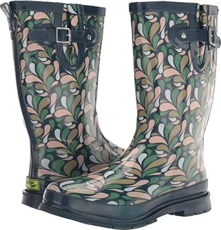 Western Chief Printed Tall Rain Boot (Raining Paisley) Women's Rain Boots