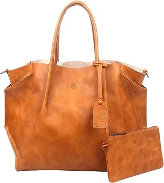 Old Trend Genuine Leather Sprout Land Tote Bag (Chestnut) Handbags