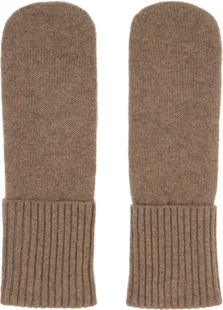 Filippa K Beige Recycled Mittens