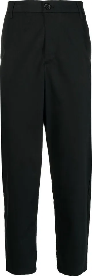 Mid-Rise Tapered Trousers