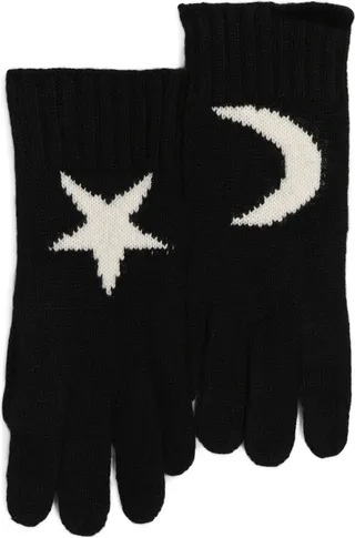 Cashmere Star Moon Gloves