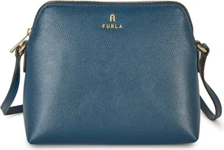 Furla Logo-Plaque Zipped Crossbody Bag