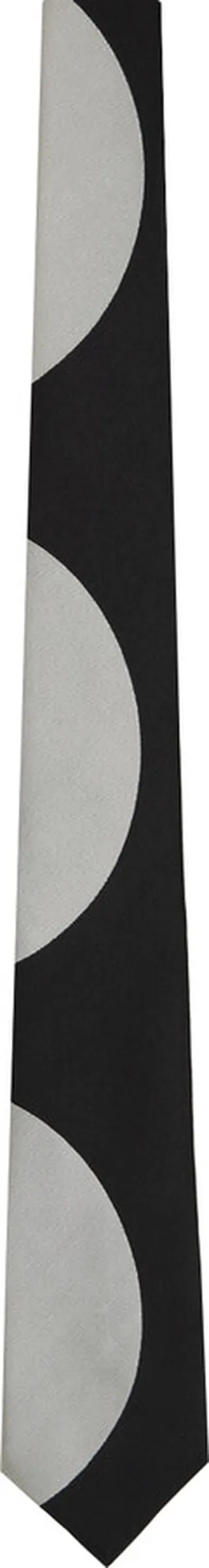 Comme des Garçons Homme Deux Black & White Graphic Tie