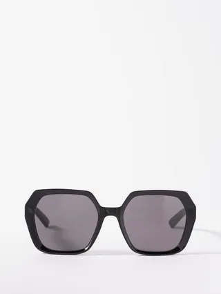 Diormidnight S2f Hexagon Acetate Sunglasses