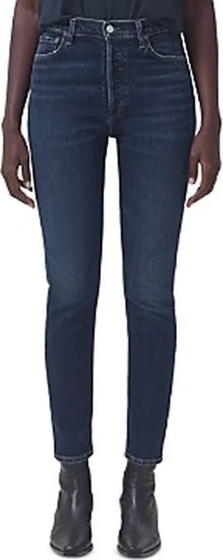 Agolde Nico High Rise Slim Leg Jeans in Ovation