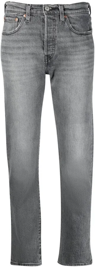 Mid-Rise Slim-Cut Jeans