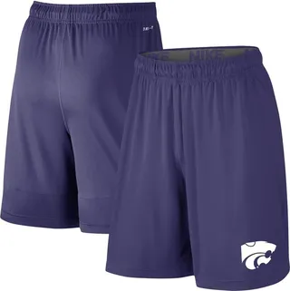 Men's Nike Purple Kansas State Wildcats College Primary Logo 2.0 Fly Performance Shorts