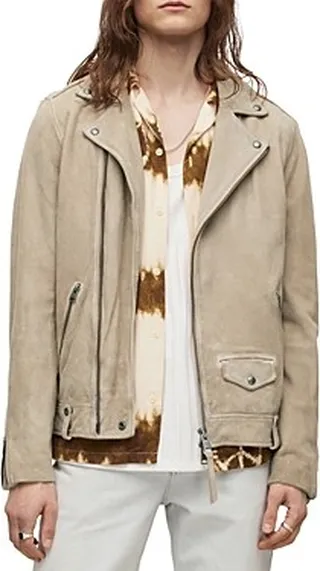 Allsaints Milo Suede Biker Jacket