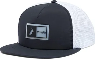 Columbia PFG Floating Flat Brim Snapback (Black 1) Caps