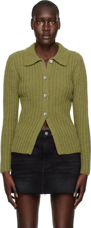 Our Legacy Green Fine Cardigan
