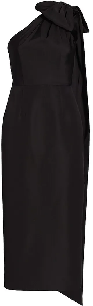 Anne Silk Faille Dress