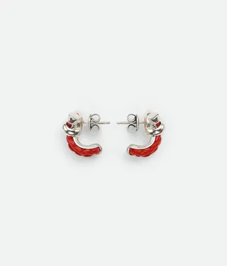 Knot Hoop Earrings