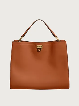 Ferragamo Women Trifolio tote bag Brown