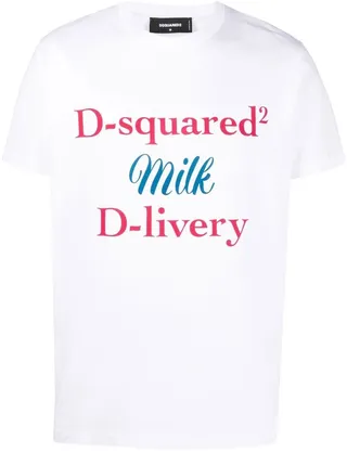 logo-print cotton T-shirt
