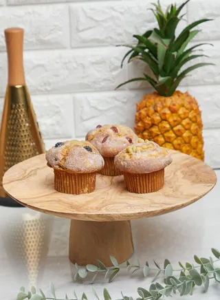Kora Olive Wood Cake Stand 30 X 9Cm