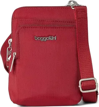 Baggallini Anti-Theft Activity Crossbody (Ruby Red) Handbags