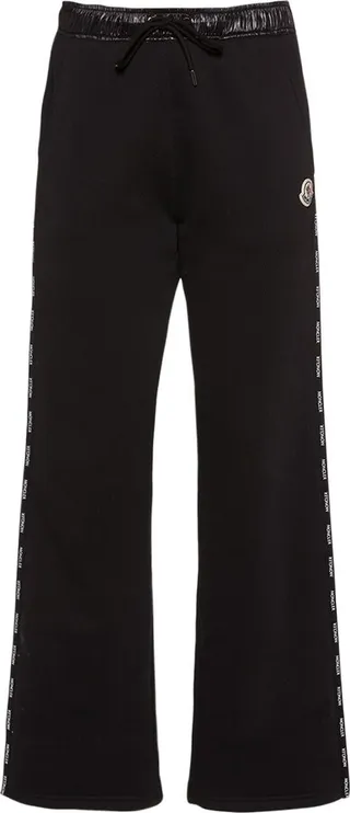 Cotton jersey logo sweatpants