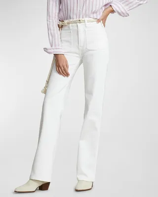 High-Rise Boot-Cut Jeans