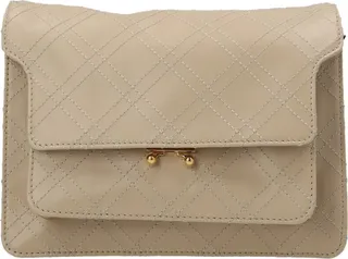 Marni Stitched Detailed Medium Trunk Soft Shoulder Bag