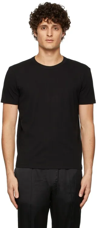 TOM FORD Black Crewneck T-Shirt