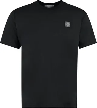 Stone Island Logo Patch Crewneck T-Shirt