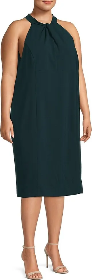 Plus Halterneck Dress