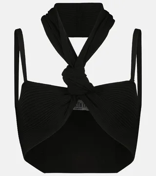 Halterneck crop top