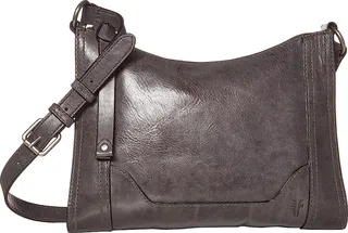 Frye Melissa Zip Crossbody (Carbon) Cross Body Handbags